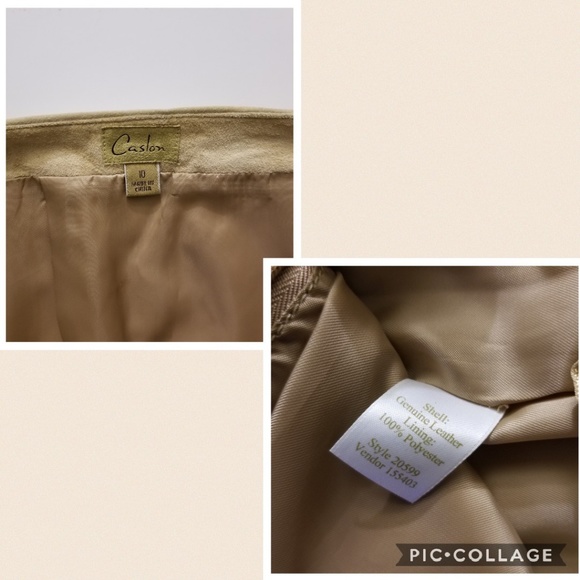 CASLON SKIRT | GENUINE LEATHER | SIZE 10 - Picture 7 of 7